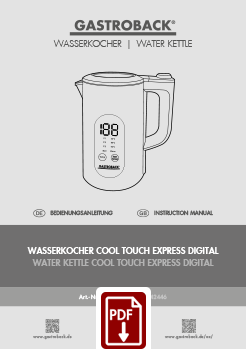 42436 - Design Wasserkocher Cool Touch - BDA