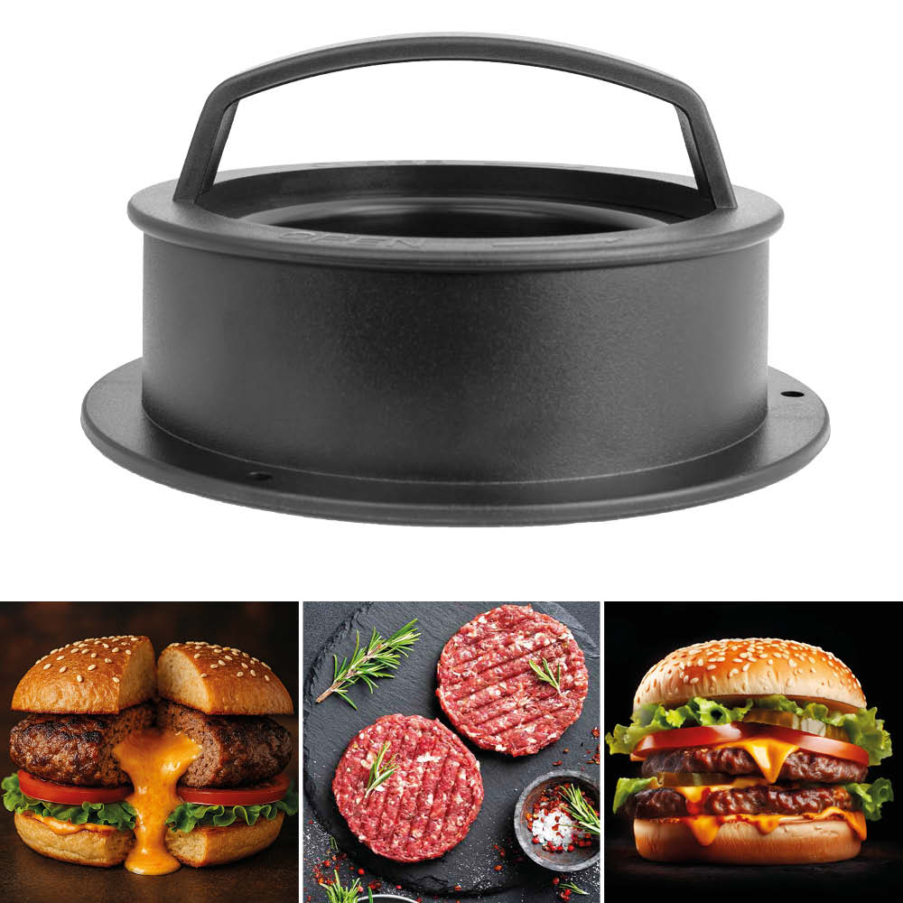 GASTROBACK® Mincer - 41410 - Design Mincer 6-in-1 Power Pro #10 - Burger press - 2 sizes and for filled patties. Forms even, perfectly shaped patties for juicy burgers. GASTROBACK® Mincer - 41410 - Design Mincer 6-in-1 Power Pro #10 - Burger press - 2 sizes and for filled patties. Forms even, perfectly shaped patties for juicy burgers.