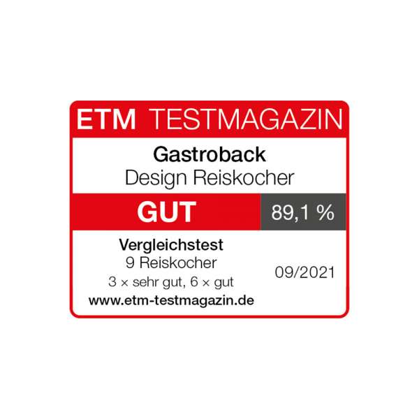 GASTROBACK® Reiskocher - 42507 Design Reiskocher