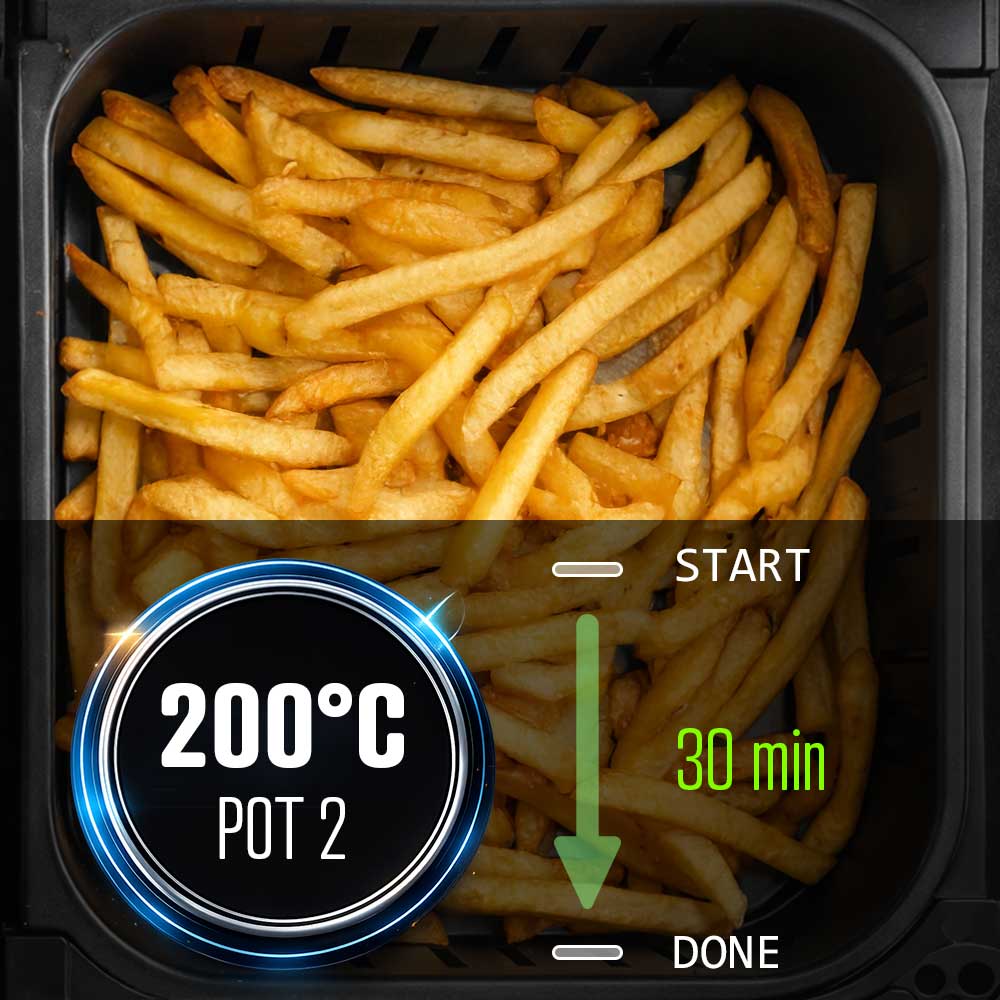 GASTROBACK® Air Fryer - 42586 - Multi Hot Air Fryer Duo Family 9 L