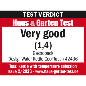 GASTROBACK® Water Kettle - 42436 - Design Water Kettle Cool Touch GASTROBACK® Water Kettle - 42436 - Design Water Kettle Cool Touch